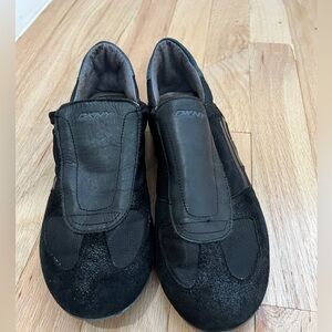 DKNY black slip on sneakers Size 6.5